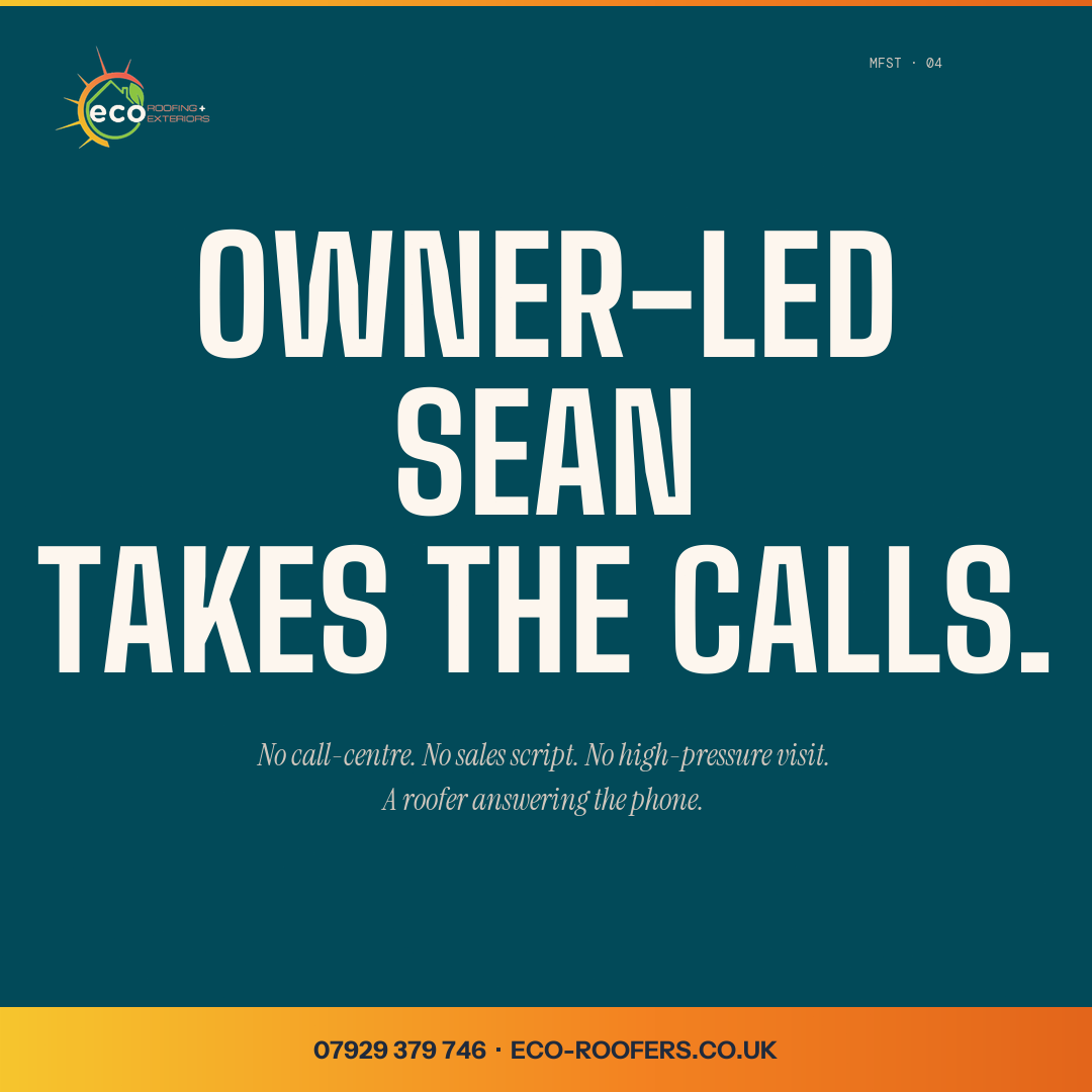 Sean Brown answers the phone himself — owner-led.