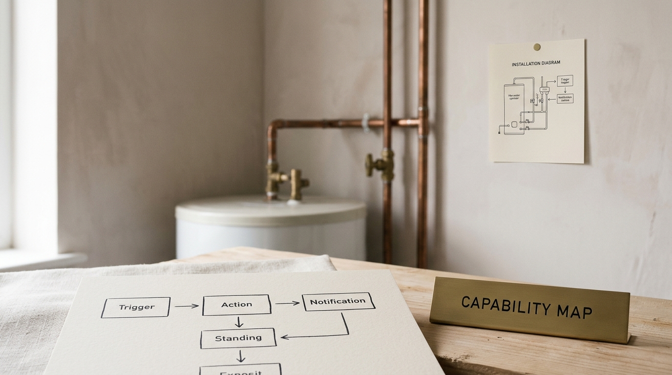 Automation & CRM for Eco / Energy / Heating / Solar — assembled view