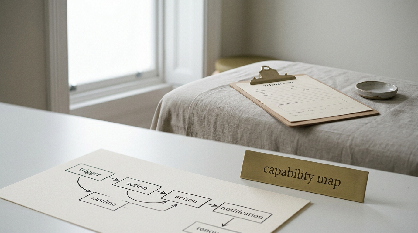 Automation & CRM for Health & Wellbeing — assembled view