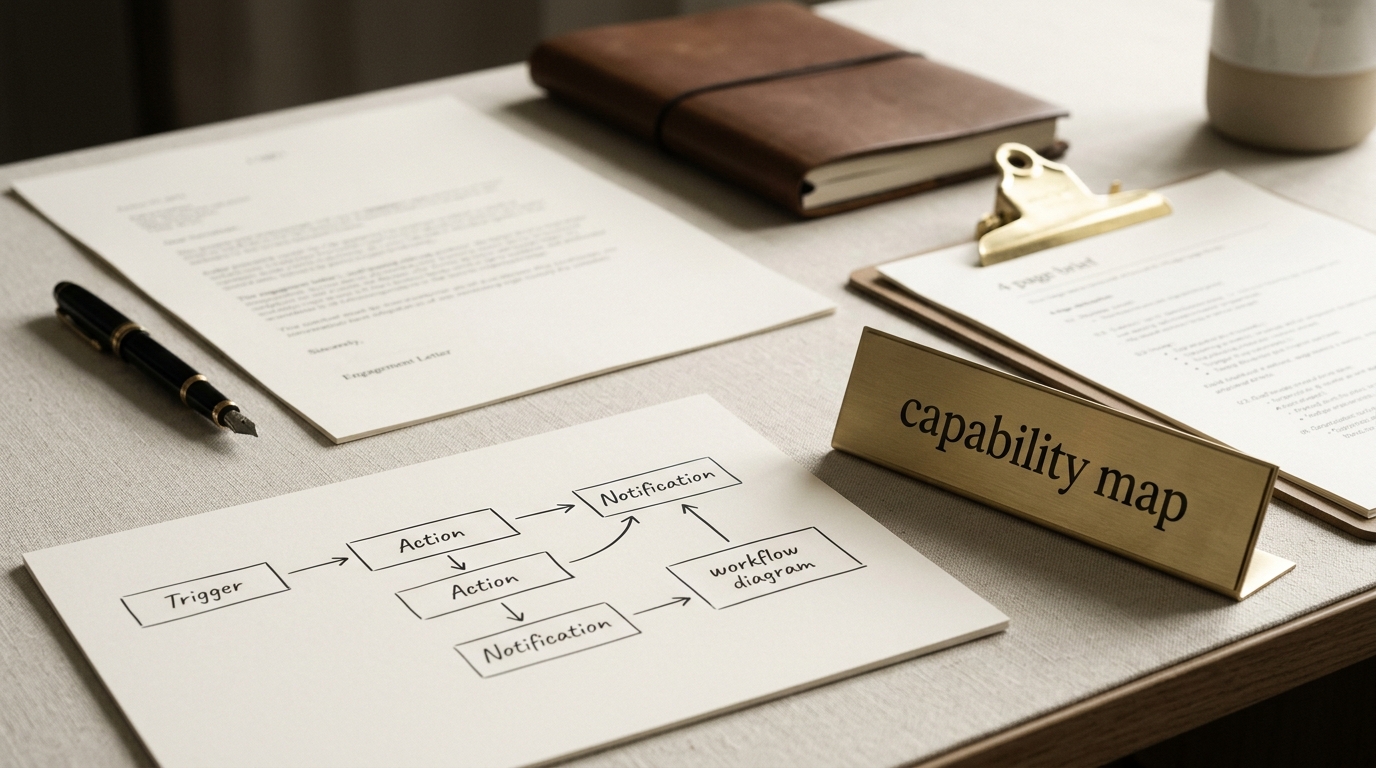 Automation & CRM for Professional Services & B2B — assembled view