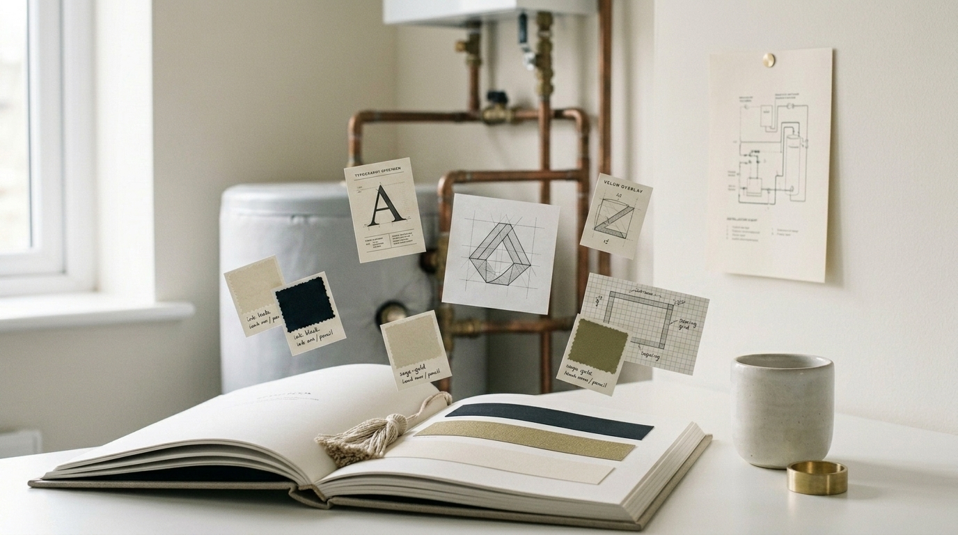 Brand & Design for Eco / Energy / Heating / Solar — with measurable signals