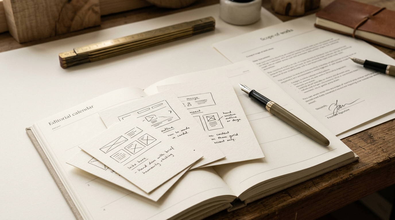 Content & Editorial for Trades & Home Services — assembled view