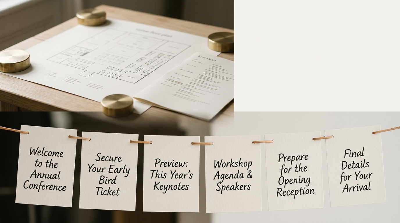 Email Marketing for Events & Entertainment — assembled view