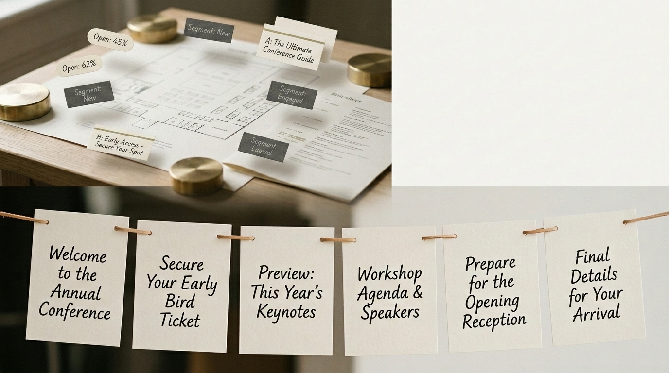 Email Marketing for Events & Entertainment — with measurable signals