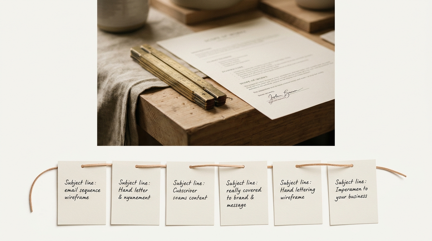 Email Marketing for Trades & Home Services — assembled view