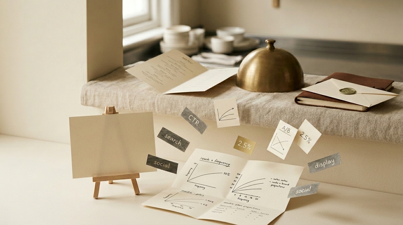Paid Advertising for Hospitality, Food & Drink — with measurable signals