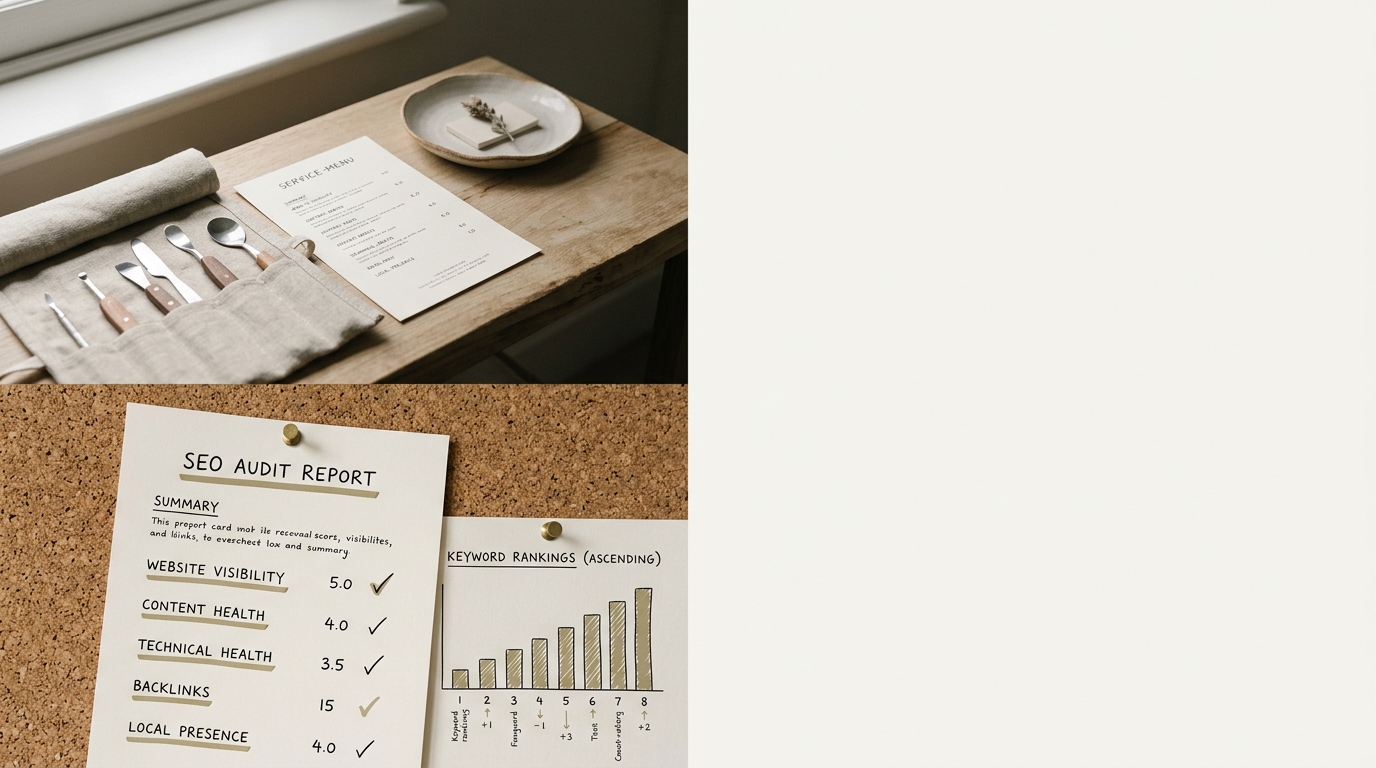 SEO & Organic Growth for Beauty & Personal Care — assembled view