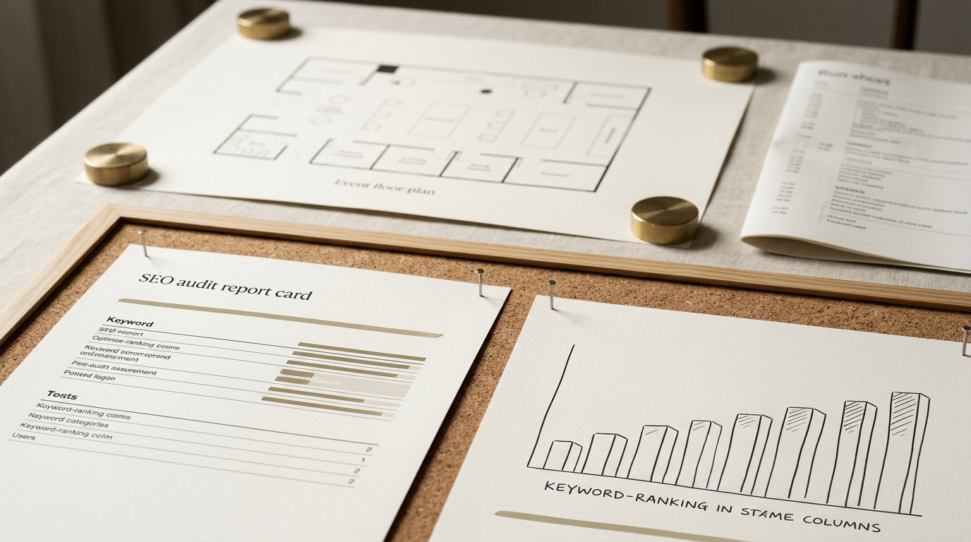 SEO & Organic Growth for Events & Entertainment — assembled view