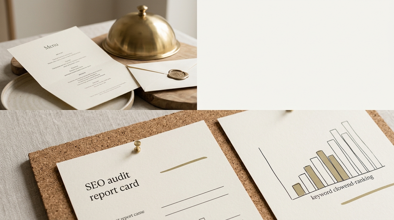 SEO & Organic Growth for Hospitality, Food & Drink — assembled view