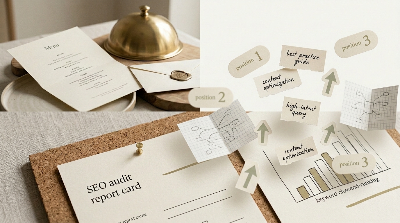 SEO & Organic Growth for Hospitality, Food & Drink — with measurable signals
