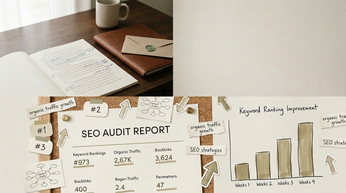 SEO & Organic Growth for Personal Brands & Creators — with measurable signals
