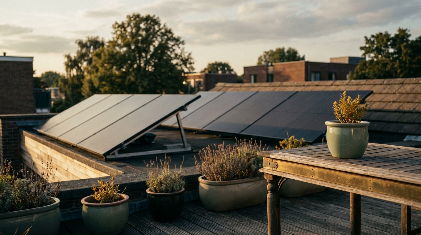 Eco / Energy / Heating / Solar / Renewables — section illustration